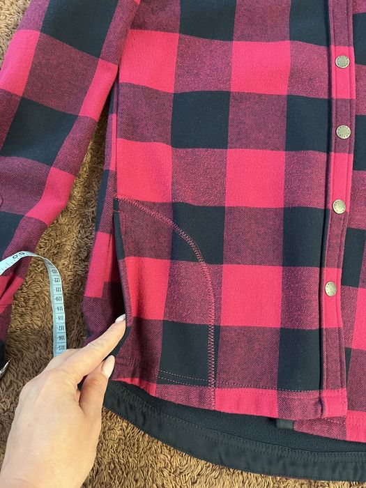 Рубашка в клетку теплая,рубашка на флисе,рубашка в клетку 44-46