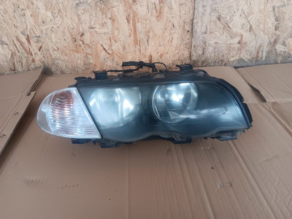 Bmw e46 lampa przód przednia prawa reflektor prawy EU przedlift