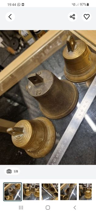 Колокол, рында.старинный бронза. Европа