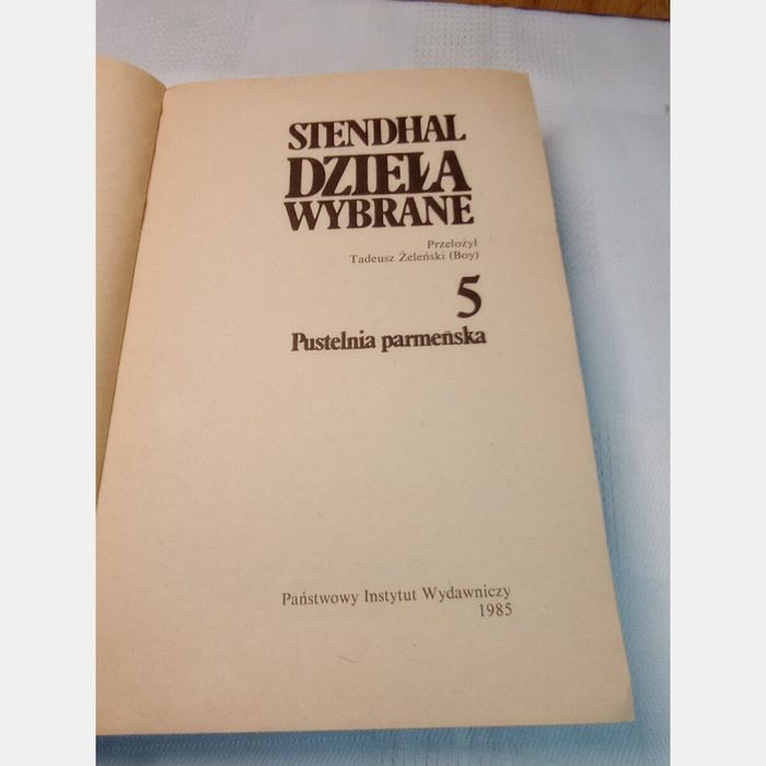 Dzieła wybrane. T.5. Stendhal