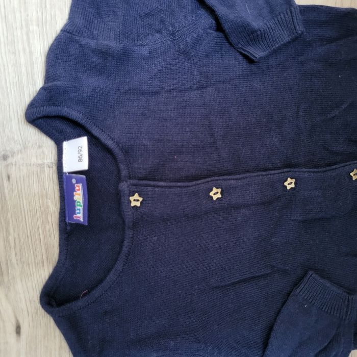 Sweter Lupilu 86/92 nowy guziki gwiazdki święta