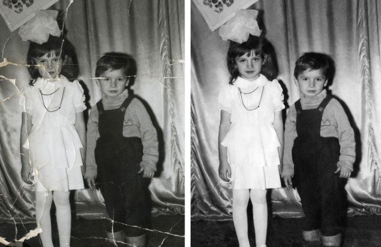 Реставрація старих фото, друк, ламінування