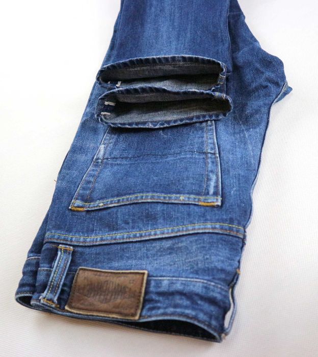 Emmett Bill spodnie jeansy W31 L34 Selvedge Denim pas 2 x 42 cm