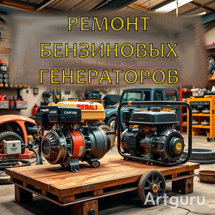 Ремонт бензинових генераторів та іншої техніки.