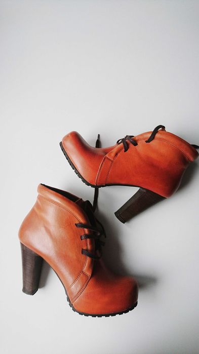 pomarańczowe buty Ryłko, rozmiar 37