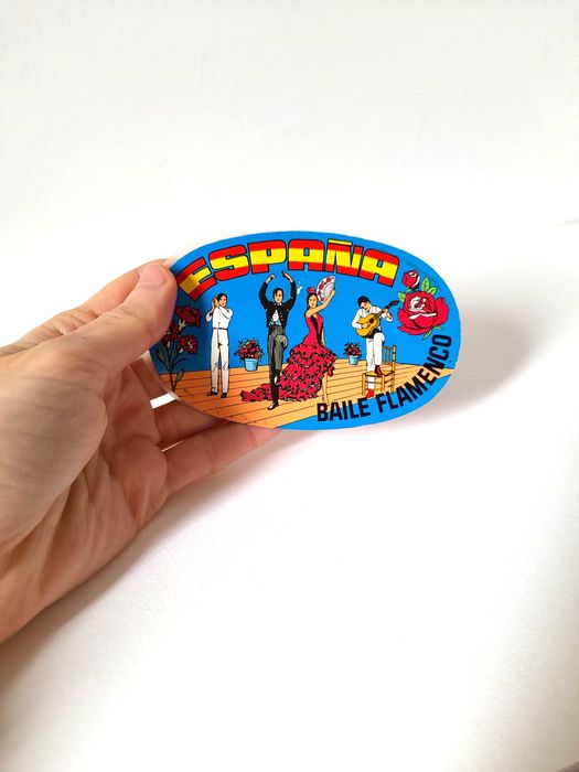 Autocolante Vintage para Janela de Carro España Baile Flamenco