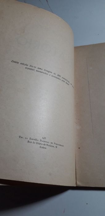 Toiros de Morte Relatório (1935) Mesquitella