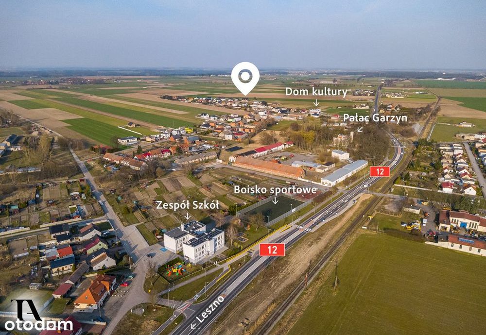 Nowy, wykończony 155 m dom blisko jeziora i lasów.