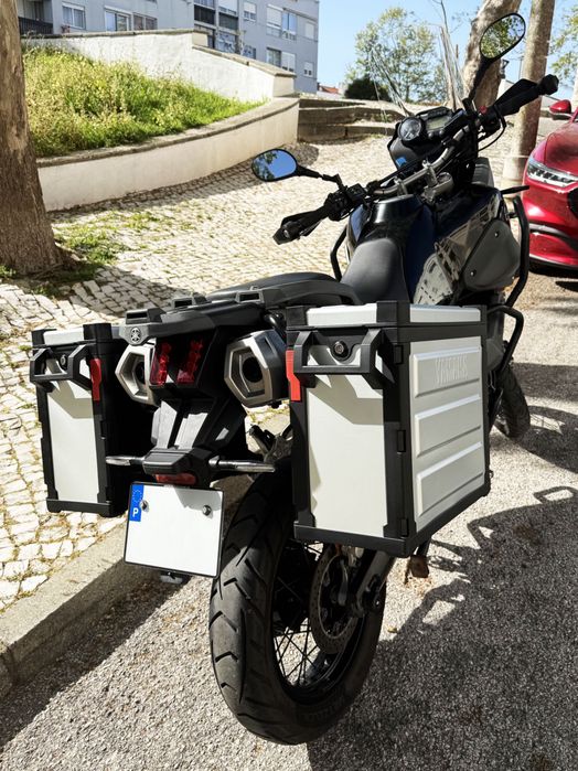 Yamaha XT660Z Ténéré com setup completo de viagem e muitos extras