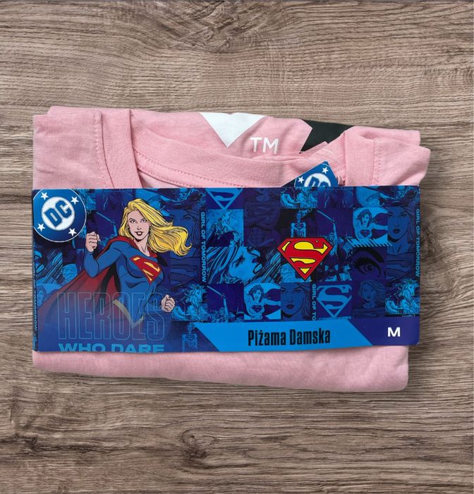 Piżama damska/dziewczęca Supergirl Comics M, bawełna