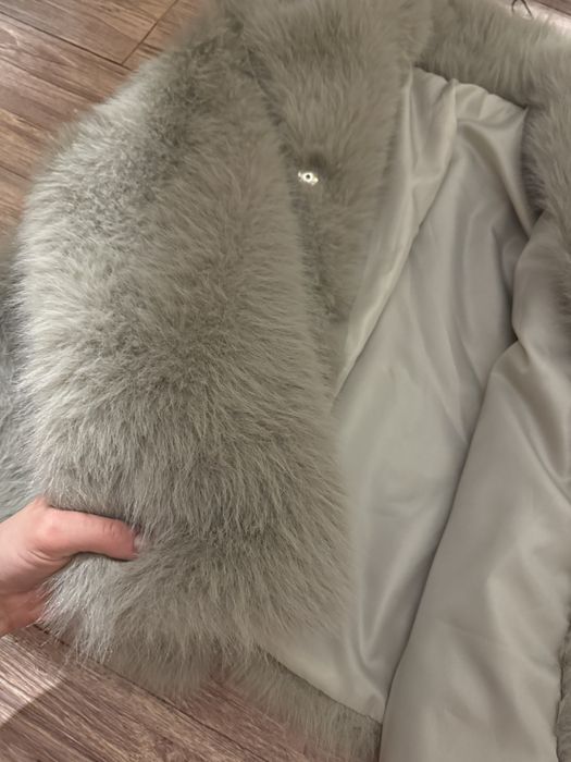 шубка с екомеха новая