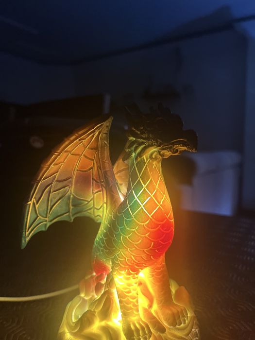 Candeeiro Dragão Iluminado