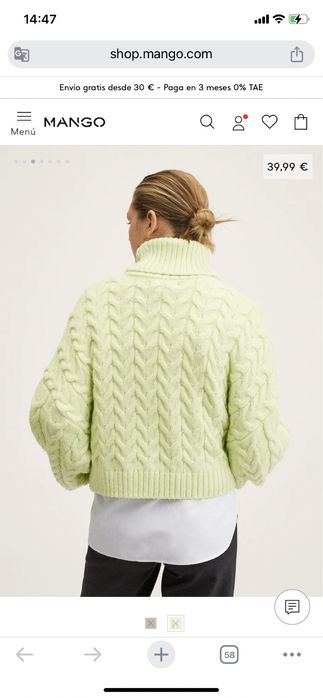 Новый свитер Манго