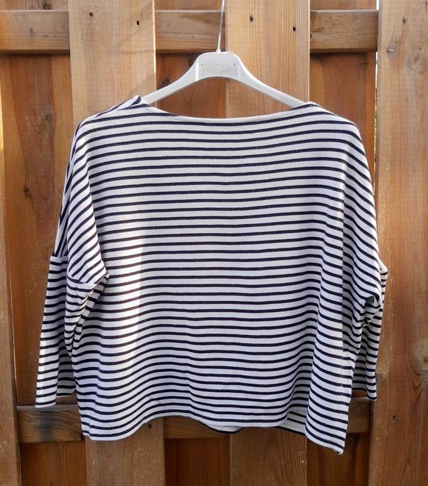 Bluzka oversize w paski prążki pasiasty wzór