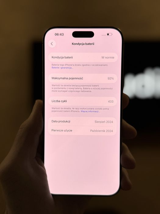 RATY 0% iPhone 16 Pro Max 256GB BATERIA 92% GWARANCJA 12 miesiecy!!!