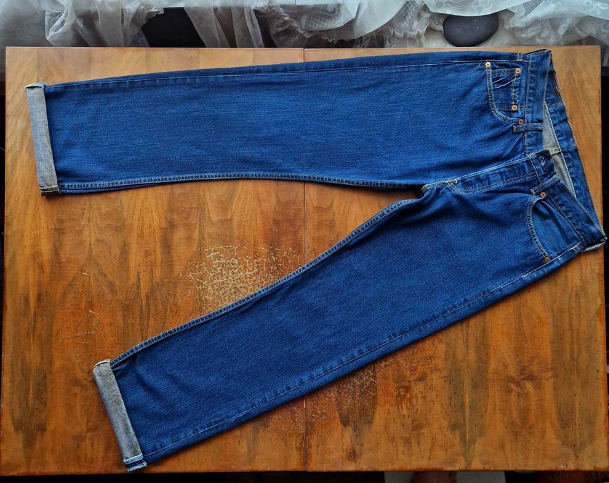 Джинсы (Levis 501) размер W32-L34 (Индиго)