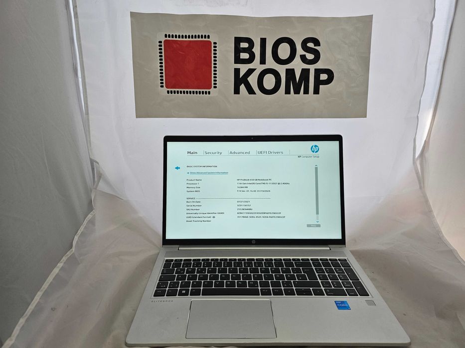 Laptop HP ProBook 650 G8/i5-1135G7/16GB/512 NVME/Bioskomp/GWARANCJA