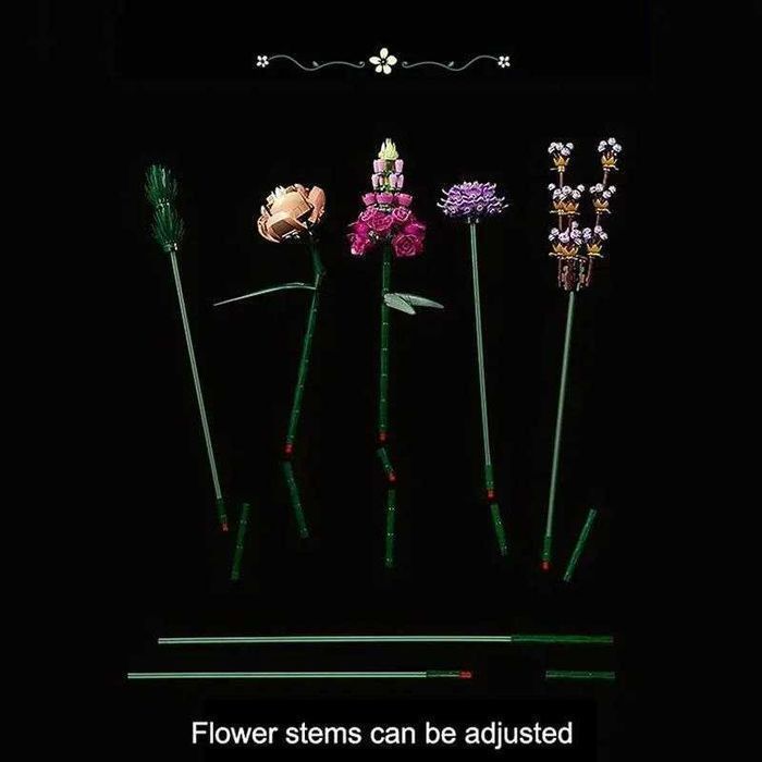 Конструктор Botanical Романтичний Букет 756 деталей сумісний з Lego (Код1003)