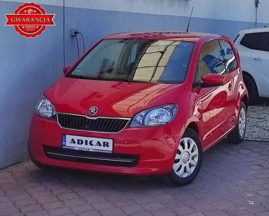 Skoda Citigo MPI, Klima, podgrz. fotele, el.szyby, Org. CD/AUX, Isofix, Zarejestrow