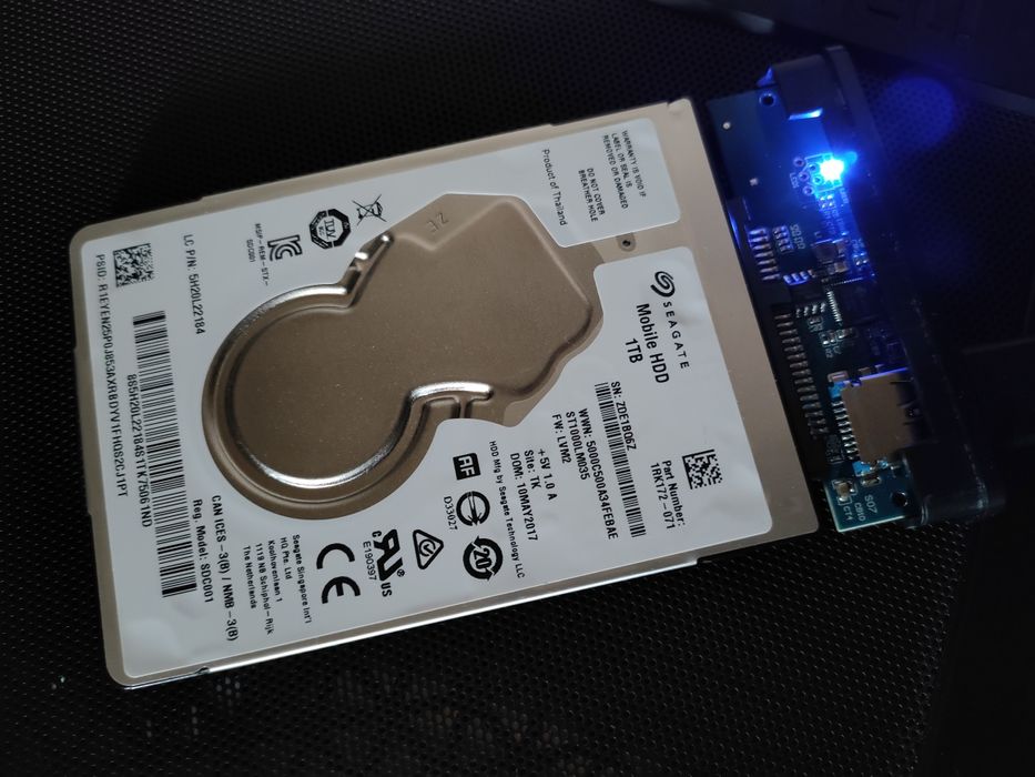 Зовнішня кишеня алюмінієвий корпус USB 3.0 SATA HDD 2.5" до 2Tb