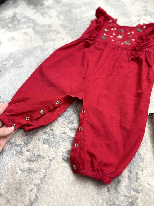 Чоловічок ромпер Next святковий на дівчинку 74-80 розмір на фотосесію