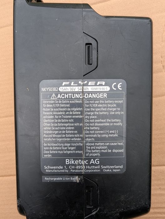 Rower elektryczny Flyer 36v 28"Alu.2x bateria