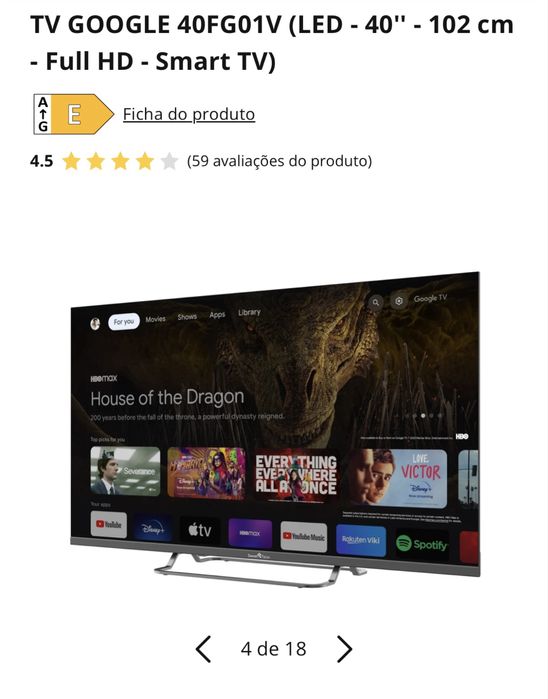Smart Tv 40’’ Full Hd