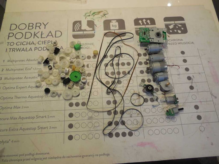 Silniki zębatki paski zębate przekładnie mix