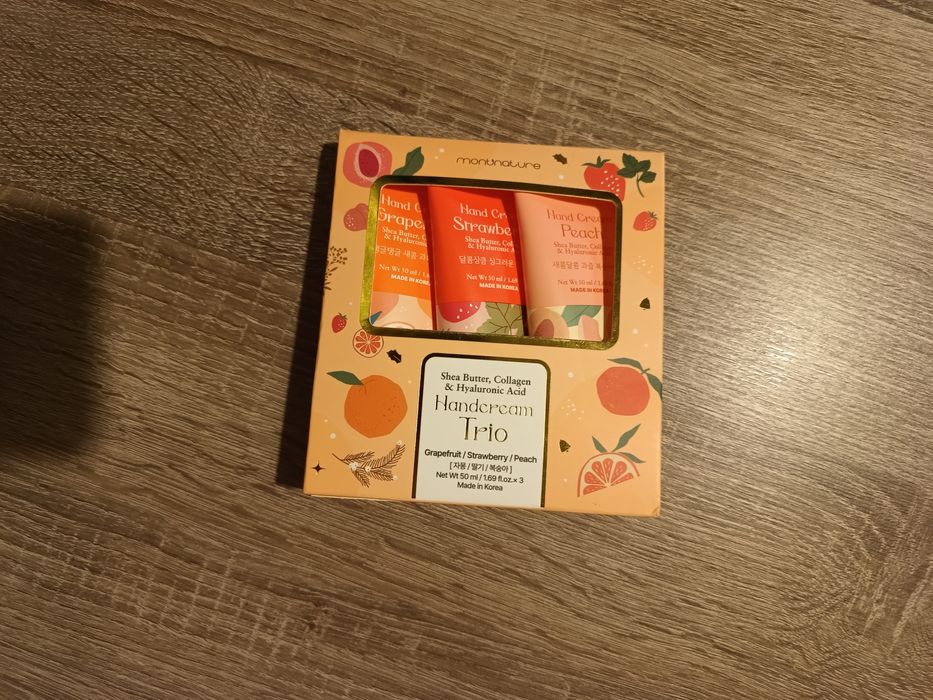 Koreańskie kremy do rąk owocowe