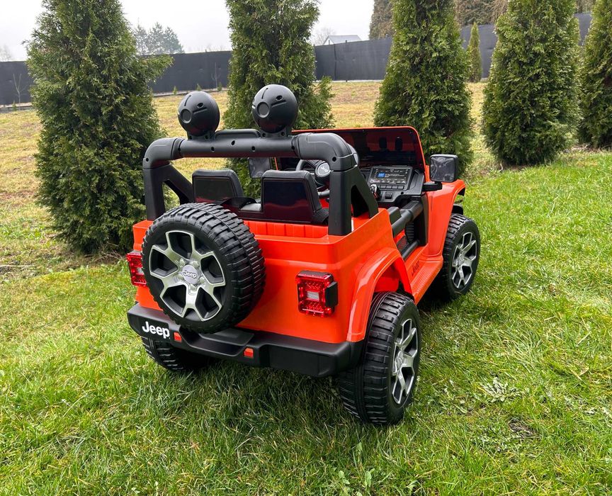 Auto autko samochód Jeep Wrangler Rubicon 4x4 na akumulator dla dzieci