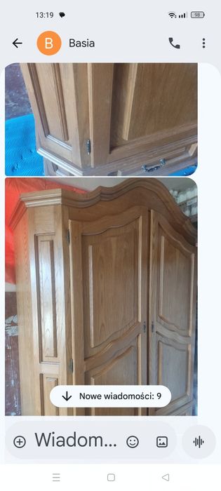 Stara szafa drewniana