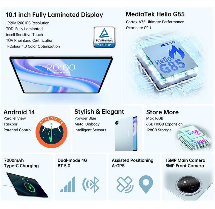 Планшет новый Teclast M50 PLUS