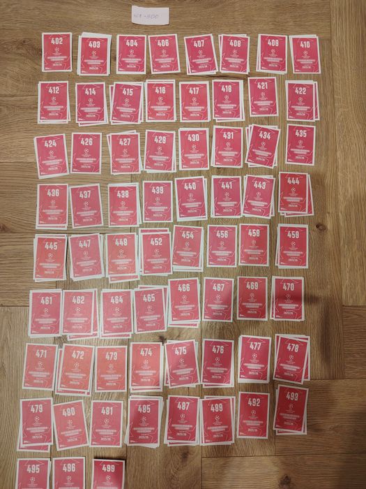 Naklejki Topps UEFA UCL 25/26 aktualizacja 26.07.2025r