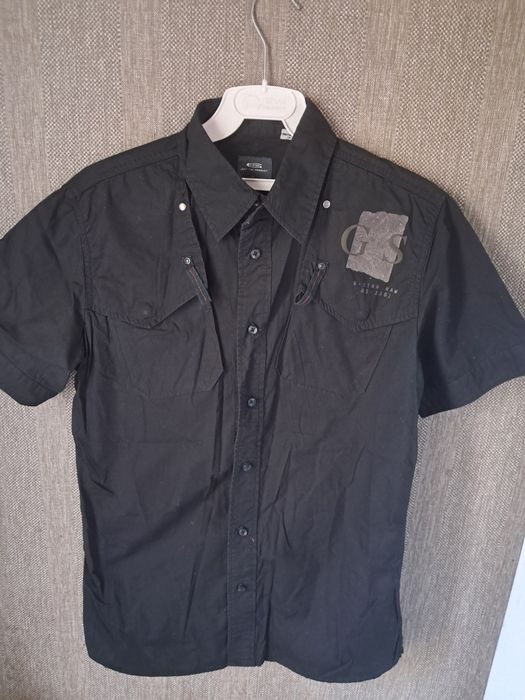 Чорна бавовняна теніска від G-Star Raw