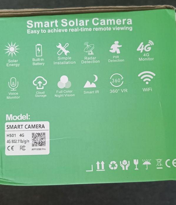 Kamera z panelem solarnym