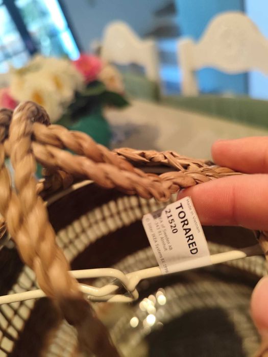 Candeeiro Suspenso IKEA TORARED em Fibra Natural