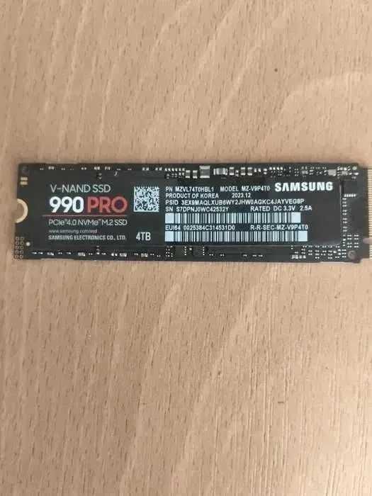 disco NVME Samsung 990 Pro 4TB Gen 4