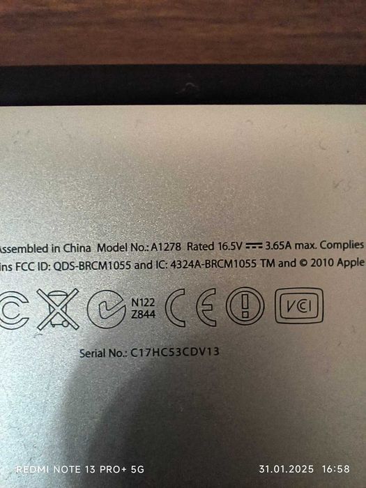 Ноутбуки Apple MacBook A1278 13,3" - A1286 15,4"