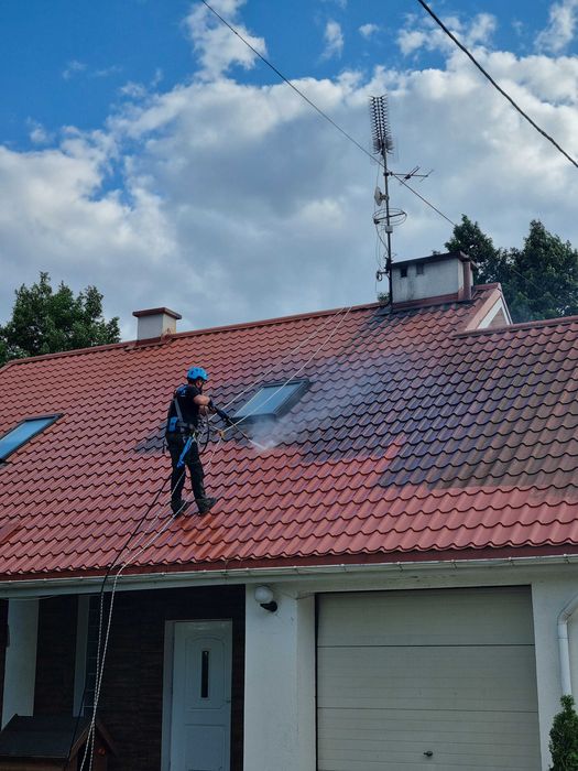 Mycie kostki brukowej, elewacji, dachów i innych powierzchni