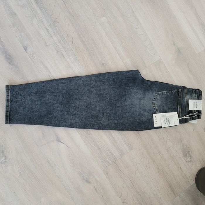 Jeansy balloon grafit