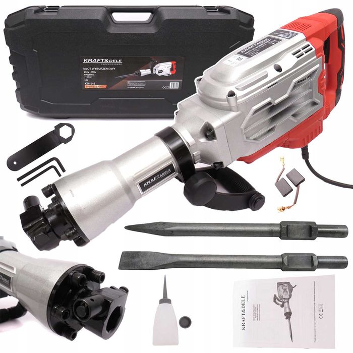 Młot wyburzeniowy udarowy kujący do kucia 1700W 45J NOWY