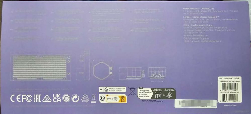 Cooler Master Chłodzenie wodne MasterLiquid 240 Atmos ARGB, 2x120mm