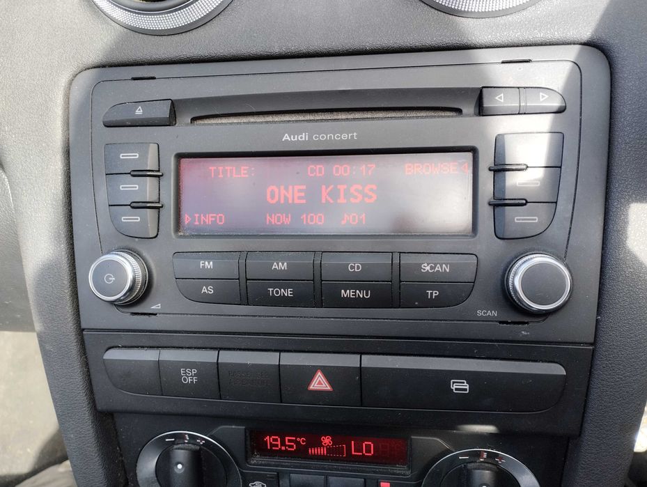Radio CD Blaupunkt Audi A3 8P