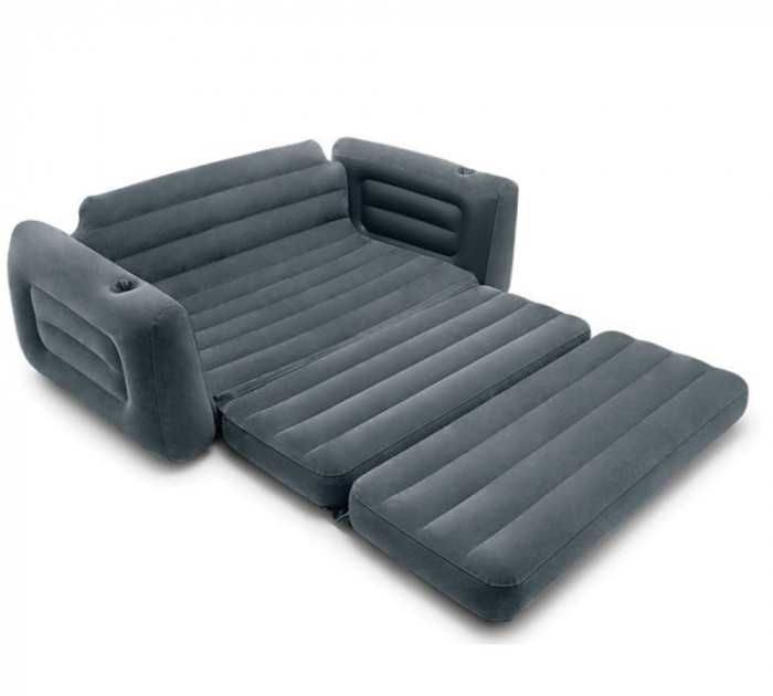 Надувной диван Intex 66552 Интекс Інтекс 203x224x66 см Раскладной