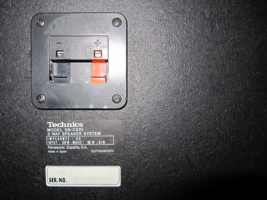 БРЕНДОВІ Акустичні Системи TECHNICS SB-CS70 HI-FI (60/120W)