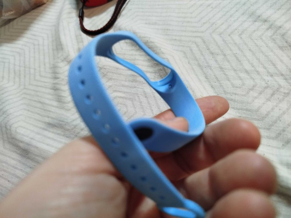 Ремінець силіконовий для xiaomi mi band 3 світло-голубий