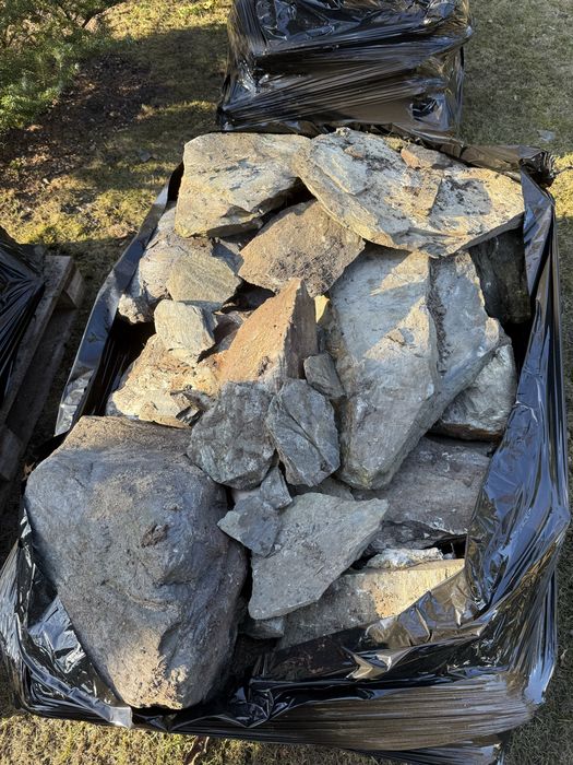 Kamień ogrodowy - łupek szarogłazowy, skalniak, kaskada, oczko wodne