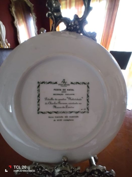 Pratos de coleção da Vista Alegre