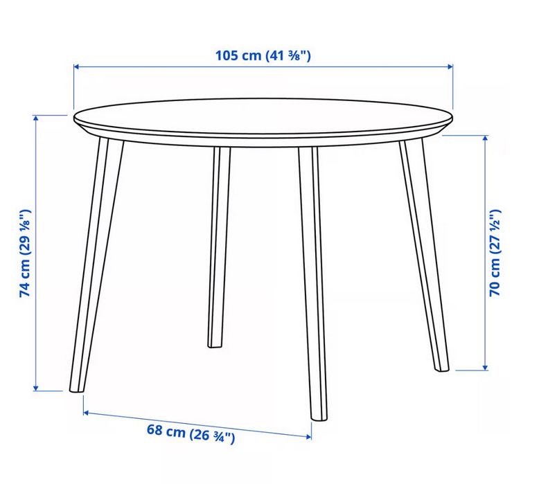Stół do jadalni LISABO - IKEA