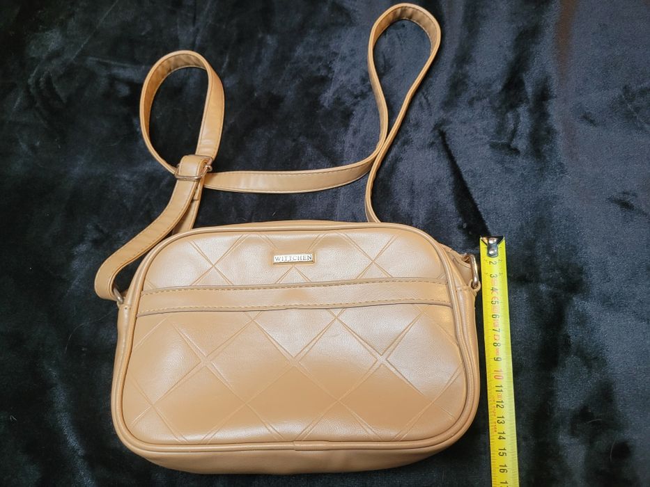 Torebka listonoszka camel Witchen karmelowa